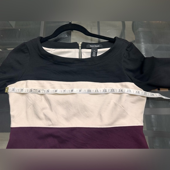 White House Black Market Colour Block Dress - Picture 4 of 7